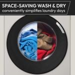 HGWD 485S8C-80 1400 Spin 8kg Load 5kg Drying Load Washer Dryer - White