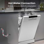 Hisense HS523E15WUK Slimline Dishwasher - White - 10 Place Settings