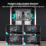 Hisense HS523E15WUK Slimline Dishwasher - White - 10 Place Settings