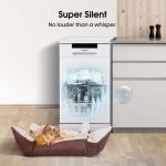 Hisense HS523E15WUK Slimline Dishwasher - White - 10 Place Settings