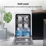 Hisense HS523E15WUK Slimline Dishwasher - White - 10 Place Settings