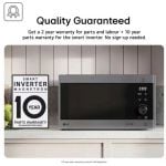 LG MH6535GIS Microwave Oven with Grill and Touch Control Panel - Black