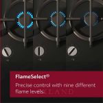 Neff T27PIQ4S0 75.2cm Gas Hob - Black