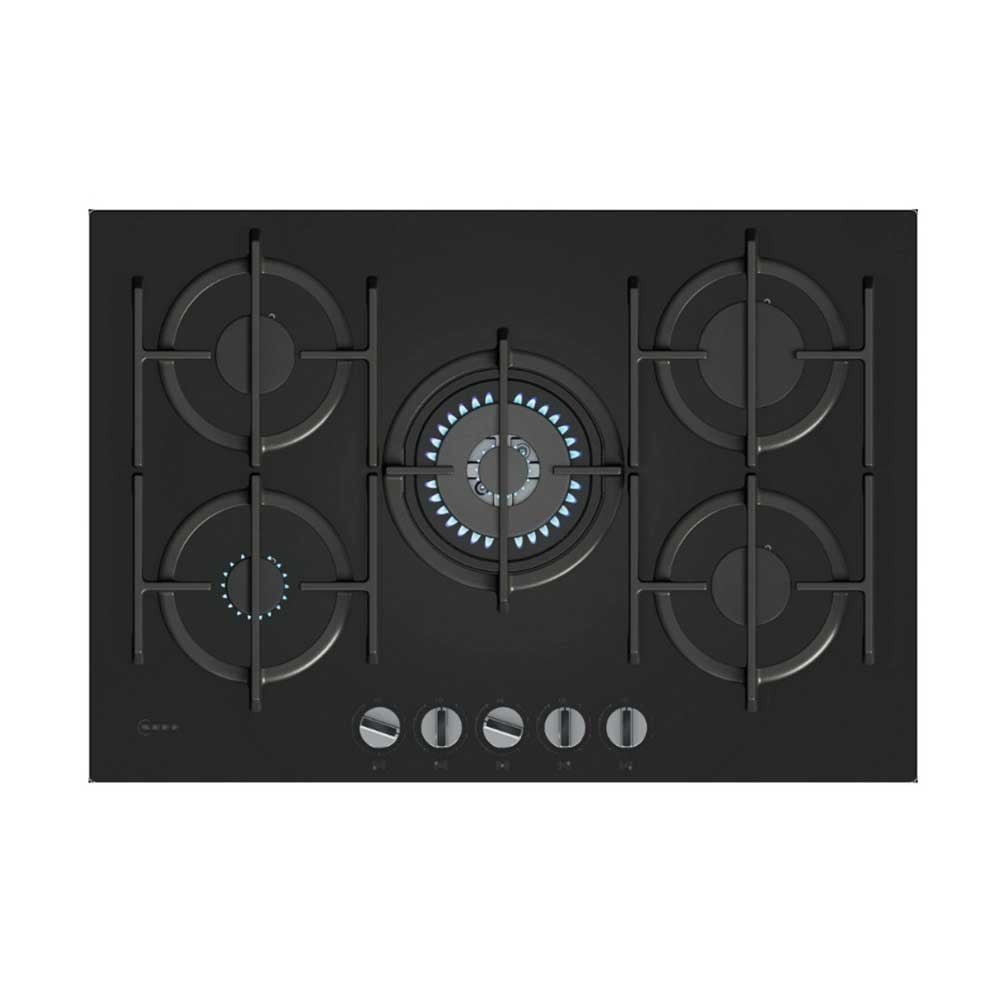 Neff T27PIQ4S0 75.2cm Gas Hob - Black