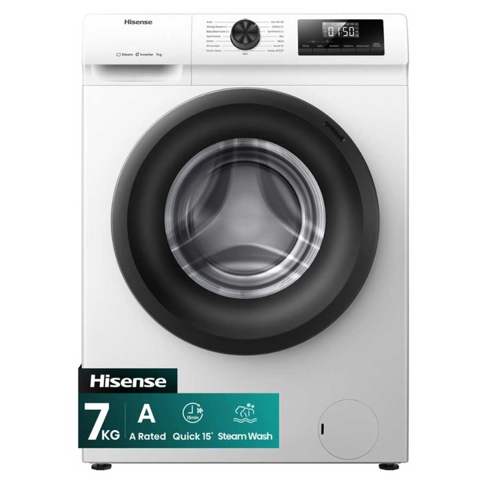 Hisense WF1Q7021BW 7kg Load 1200 Spin Washing Machine - White