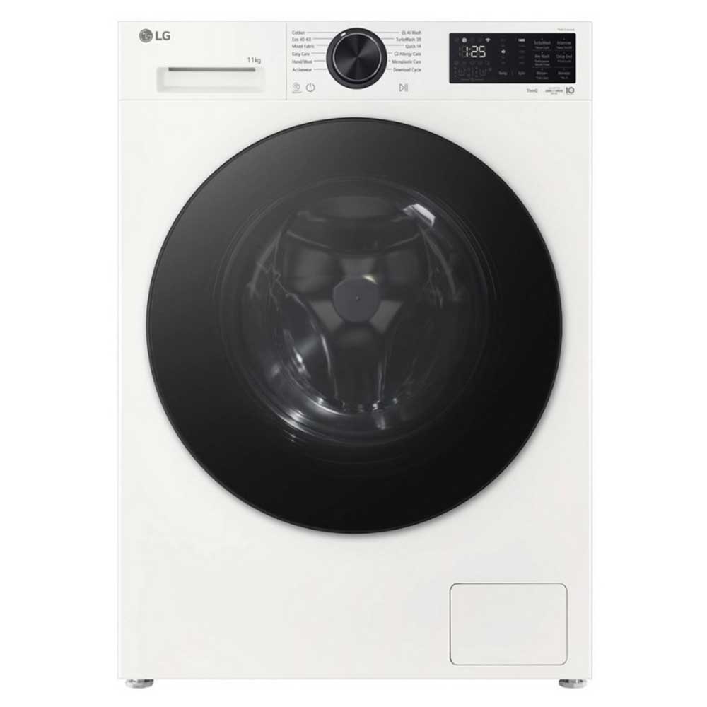 LG F4X5011TWB 11kg Load 1400 Spin Washing Machine - White