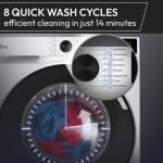 HGWD 485S8C-80 1400 Spin 8kg Load 5kg Drying Load Washer Dryer - White