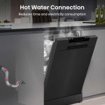 Hisense HS523E15WUK Slimline Dishwasher - Black - 10 Place Settings