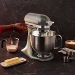 KitchenAid Artisan Plus 50 stand mixer in medallion silver, new for 2026