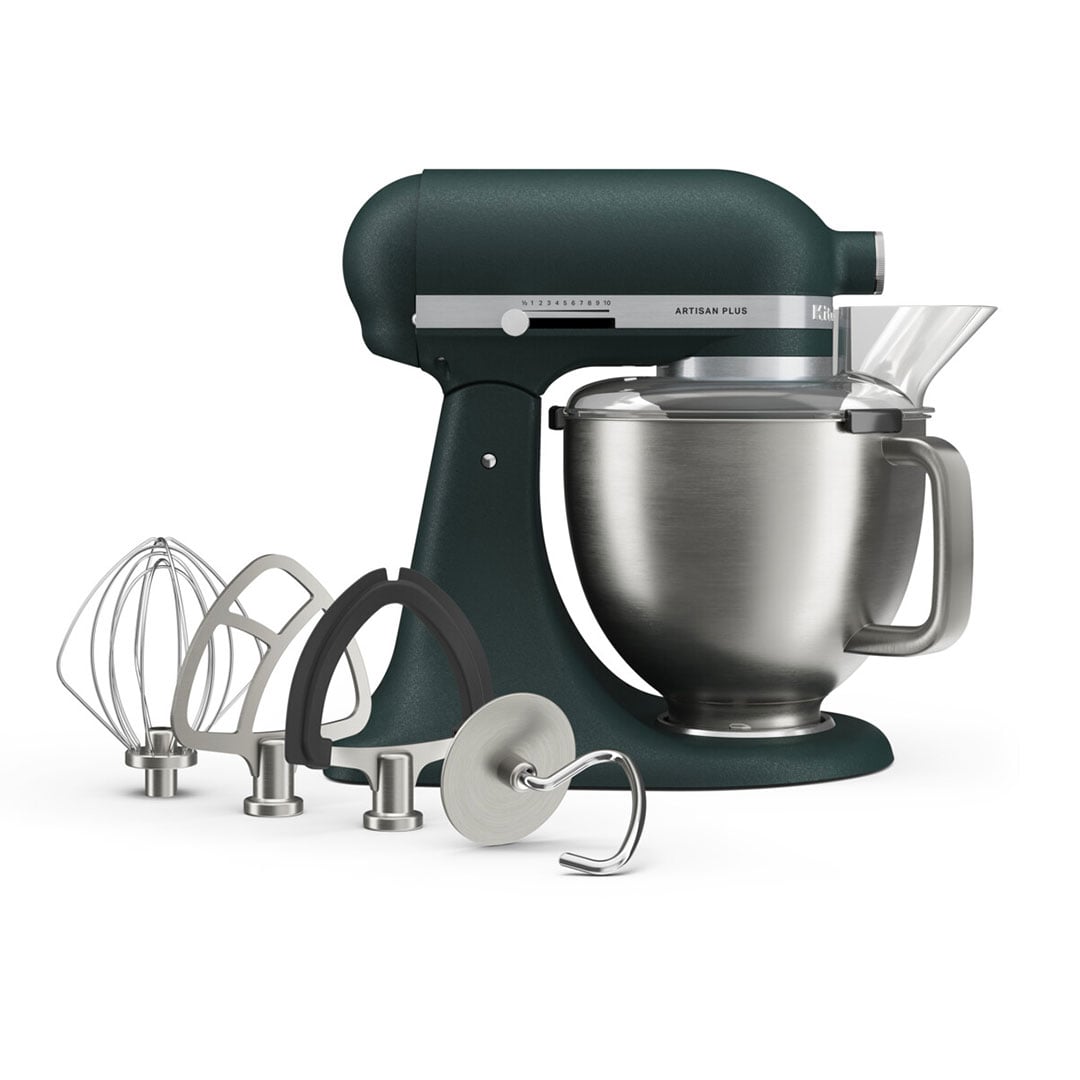KitchenAid Artisan Plus 50 stand mixer in pebbled palm, new for 2026