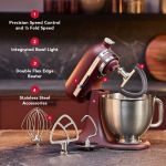 KitchenAid Artisan Plus 50 stand mixer in sun dried tomato, new for 2026