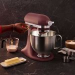 KitchenAid Artisan Plus 50 stand mixer in sun dried tomato, new for 2026