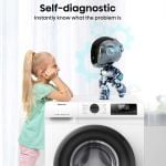 Hisense WF1Q1041BW Load 10kg Spin 1400 Steam Washing Machine - White
