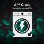Hisense WF1Q1041BW Load 10kg Spin 1400 Steam Washing Machine - White