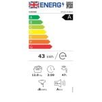 Hisense WF3S1243BW3 Load 12kg Spin 1400 Steam Washing Machine - White