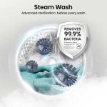 Hisense WF3S1243BW3 Load 12kg Spin 1400 Steam Washing Machine - White