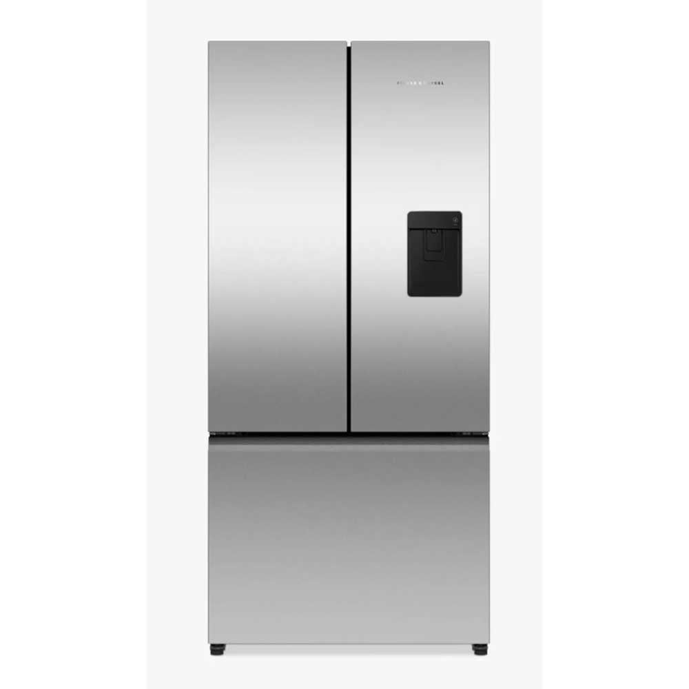Fisher & Paykel RF505ANUX1 Freestanding 70/30 American Style Fridge Freezer, Stainless Steel