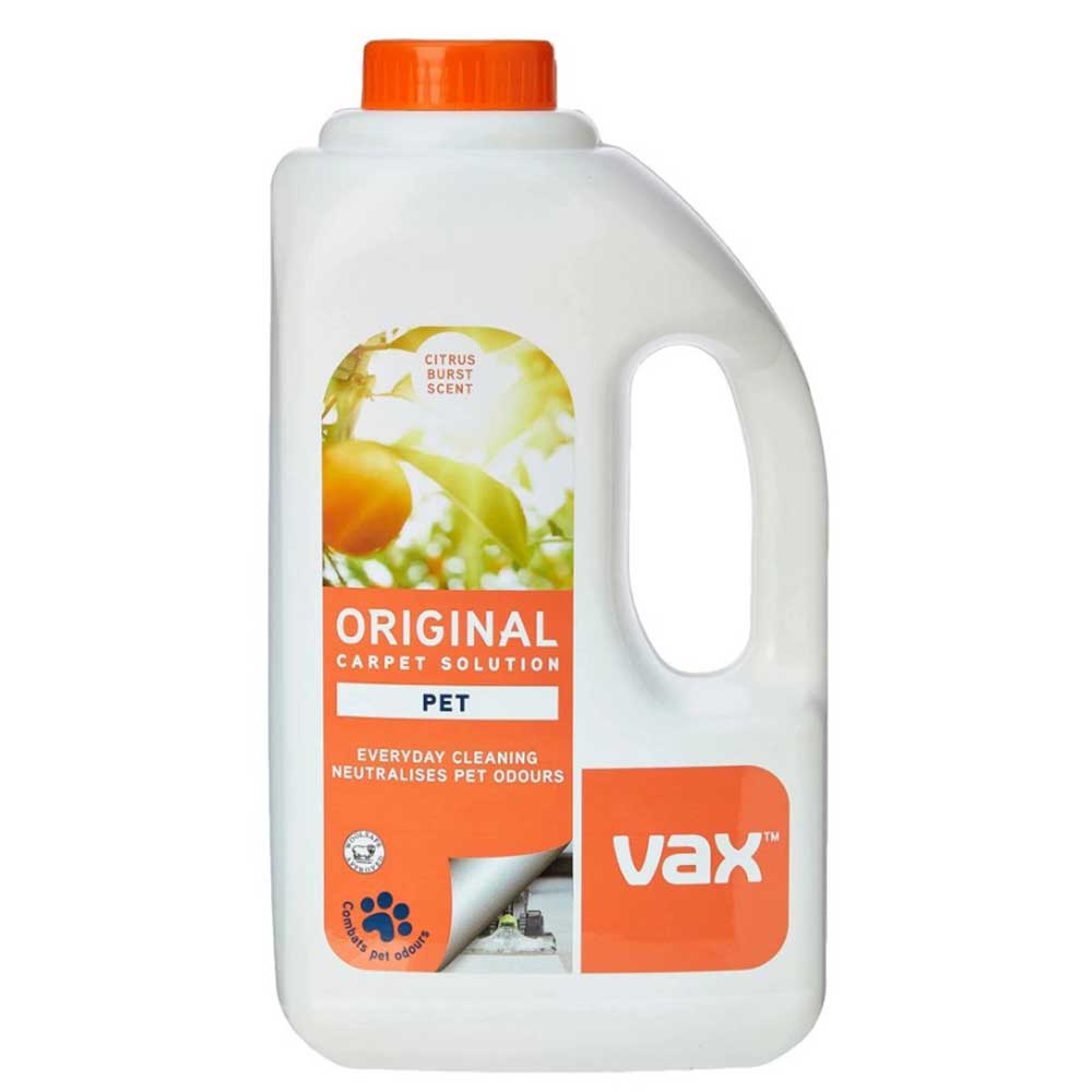 Vax Original Pet Carpet Cleaning Solution 1.5L - 1-9-142054 - Citrus Burst Scent