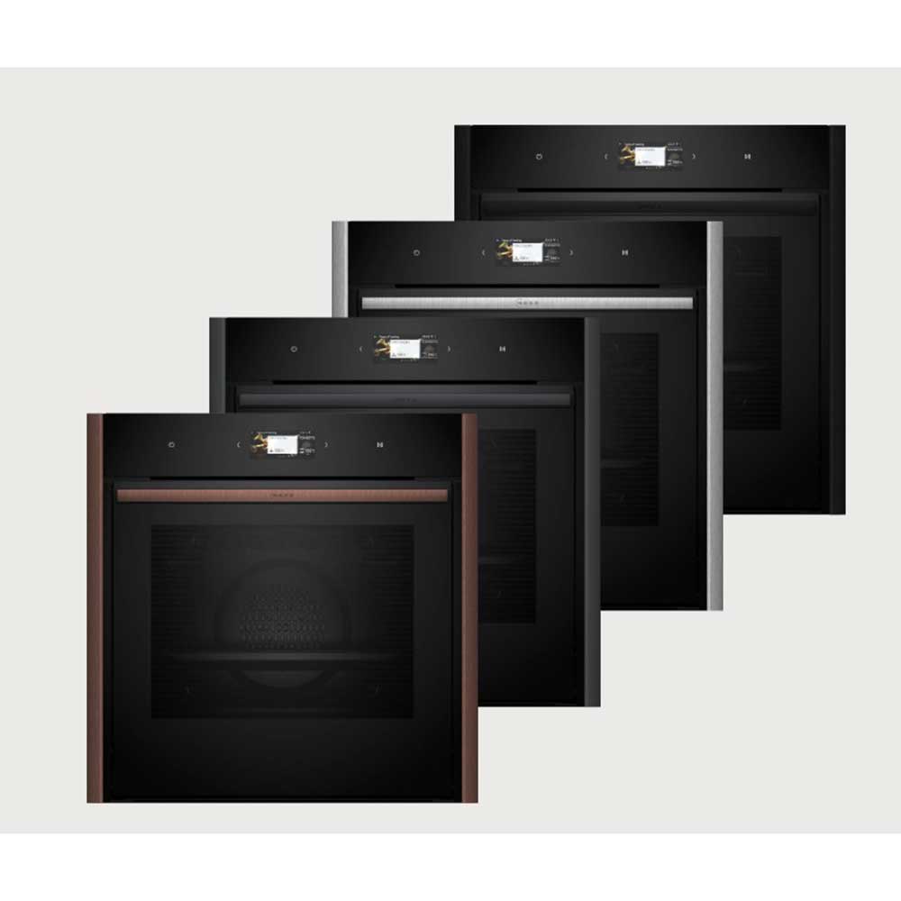 Neff B69CS7MY0B N90 Built-in Flex Design Slide & Hide Pyrolytic Single Oven - Stainless Steel