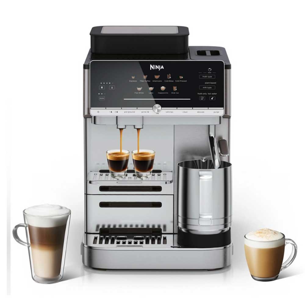 Ninja AE1001UK AutoBarista Coffee Machine - Black/ Stainless Steel