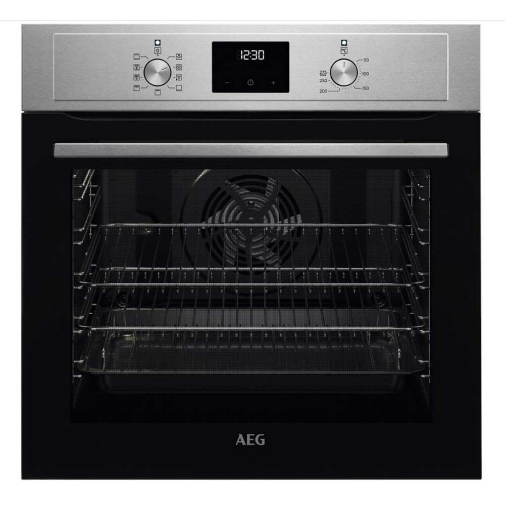 AEG BEX33501EM Built In Electric Single Oven - Stainless Steel