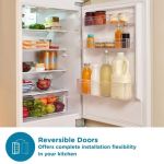 Sensis RFCMBI015450EW 54cm Wide 50/50 Split Integrated Fridge Freezer - White