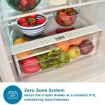 Sensis RFCMBI015450EW 54cm Wide 50/50 Split Integrated Fridge Freezer - White