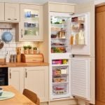 Sensis RFCMBI015450EW 54cm Wide 50/50 Split Integrated Fridge Freezer - White