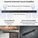 Samsung HW-QS90H/XU 7.1.2ch Q-Series Soundbar with Subwoofer - Graphite Black