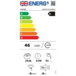 Hoover H3WPS4106TAMBR 10kg, 1400 Spin Washing Machine - Graphite