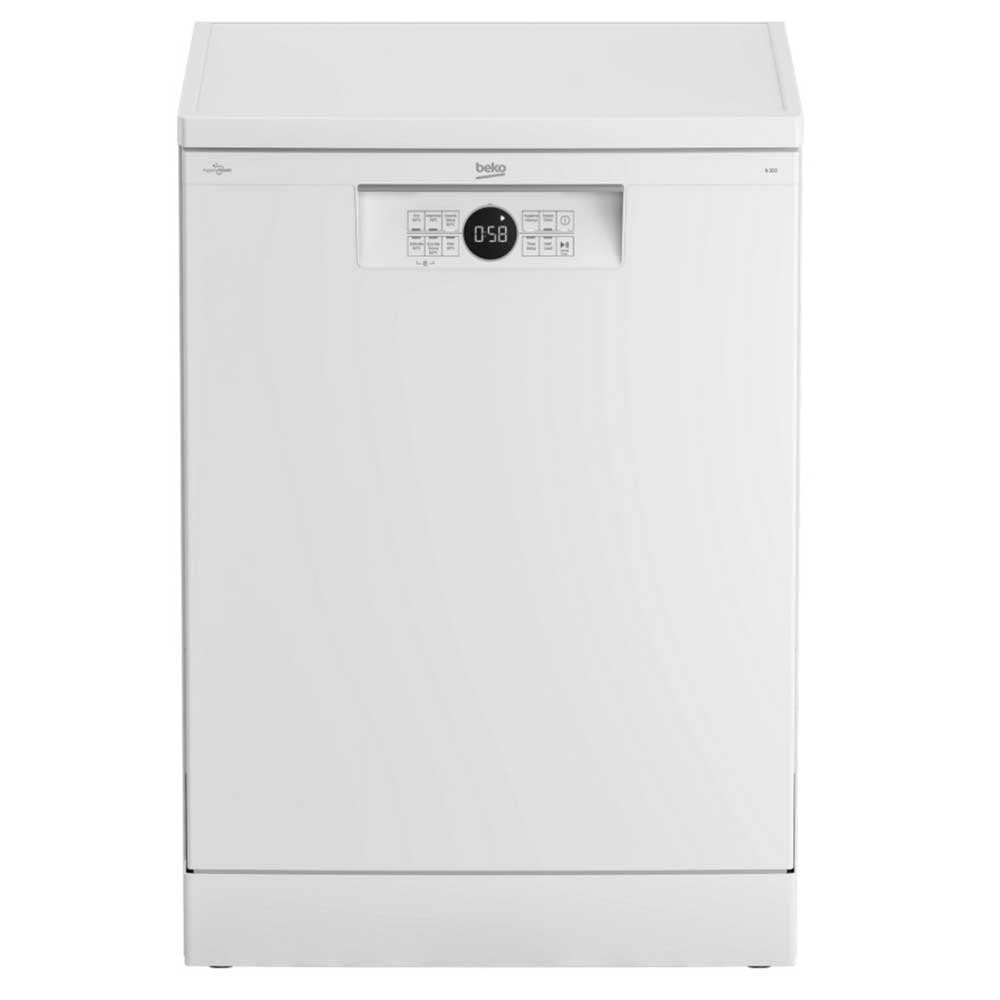 Beko BDFN26432W Full Size Freestanding Dishwasher - 14 Place Settings
