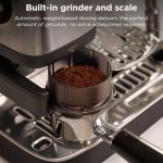Ninja Luxe Café Mini 2-in-1 Espresso and Filter Coffee Machine with Built in Bean Grinder, Manual Milk Frother ES301UK