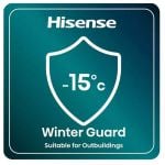Hisense FUV124D4AWE Integrated Under Counter Freezer with Fixed Door Fixing Kit