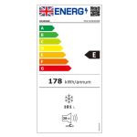 Hisense FUV124D4AWE Integrated Under Counter Freezer with Fixed Door Fixing Kit