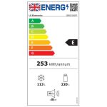 LG GBBSJ10EEP 60/40 Total No Frost Fridge Freezer - Essence Black Steel