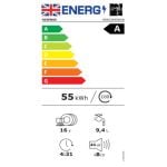 Hisense HS663A90WUK Dishwasher - White - 16 Place Settings