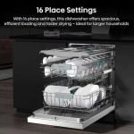 Hisense HS663A90WUK Dishwasher - White - 16 Place Settings
