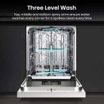 Hisense HS663A90WUK Dishwasher - White - 16 Place Settings