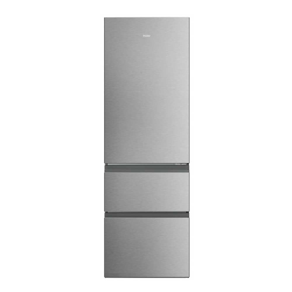 Haier HTR3618DNMM Total No Frost Fridge Freezer 60-40 Split - Inox