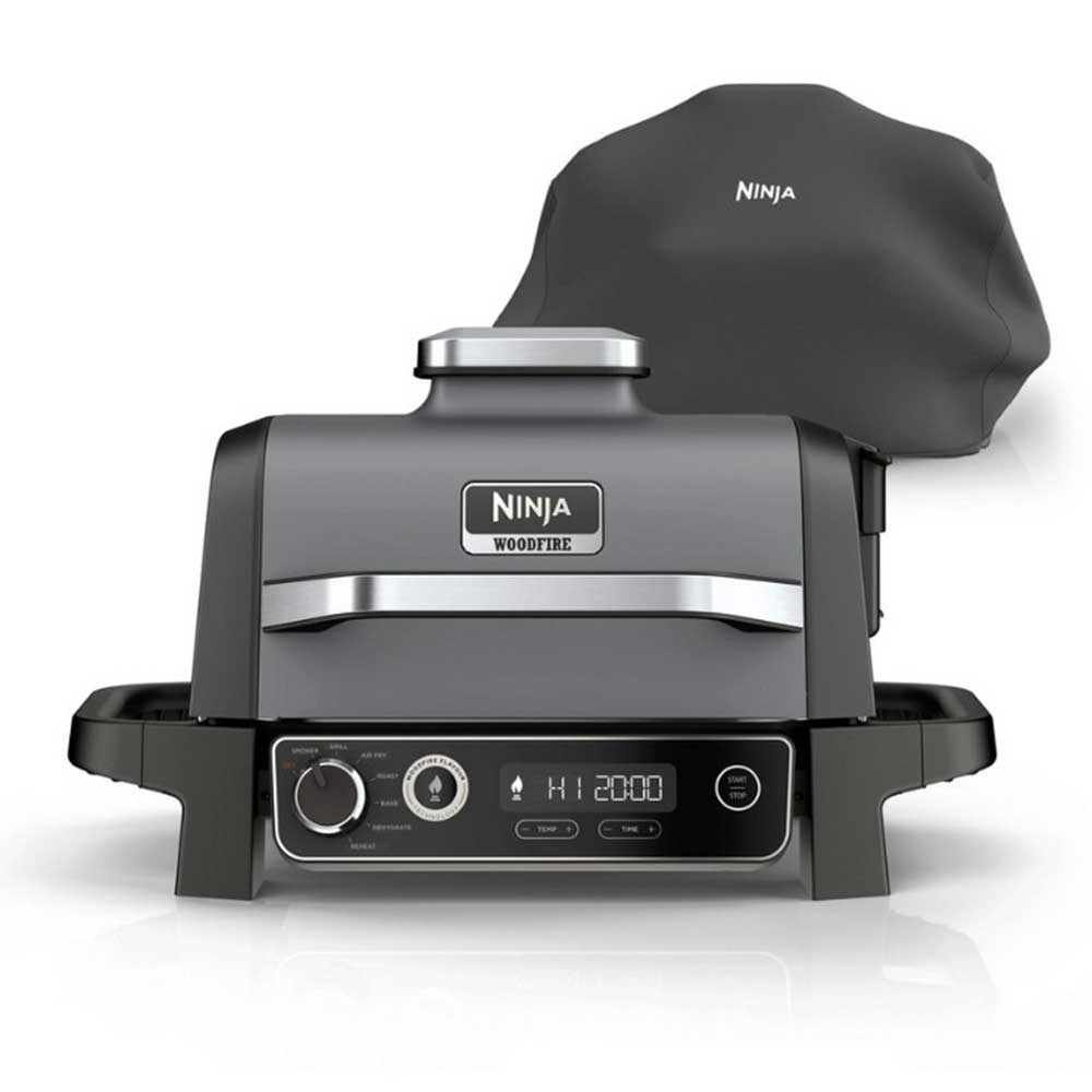 Ninja OG703UK Woodfire Electric BBQ Grill & Smoker
