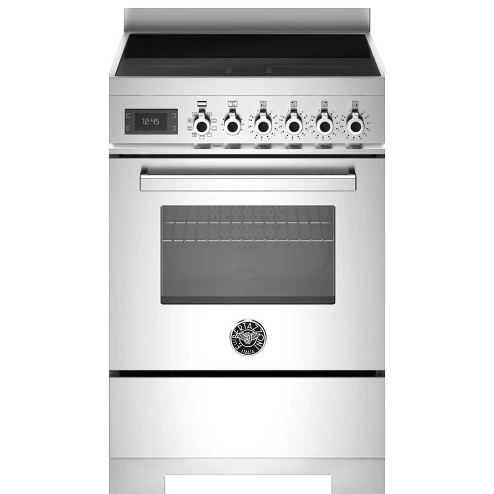 Bertazzoni PRO64I1EXT2 Professional 60cm Range Cooker Single Oven Induction Stainless Steel