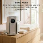 Shark HP062UK BreatheClear Compact Air Purifier with NeverChange6 - Dove