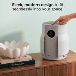 Shark HP062UK BreatheClear Compact Air Purifier with NeverChange6 - Dove