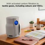 Shark HP062UK BreatheClear Compact Air Purifier with NeverChange6 - Dove