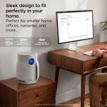 Shark HP062UK BreatheClear Compact Air Purifier with NeverChange6 - Dove