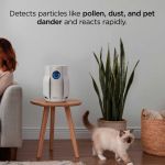 Shark HP062UK BreatheClear Compact Air Purifier with NeverChange6 - Dove