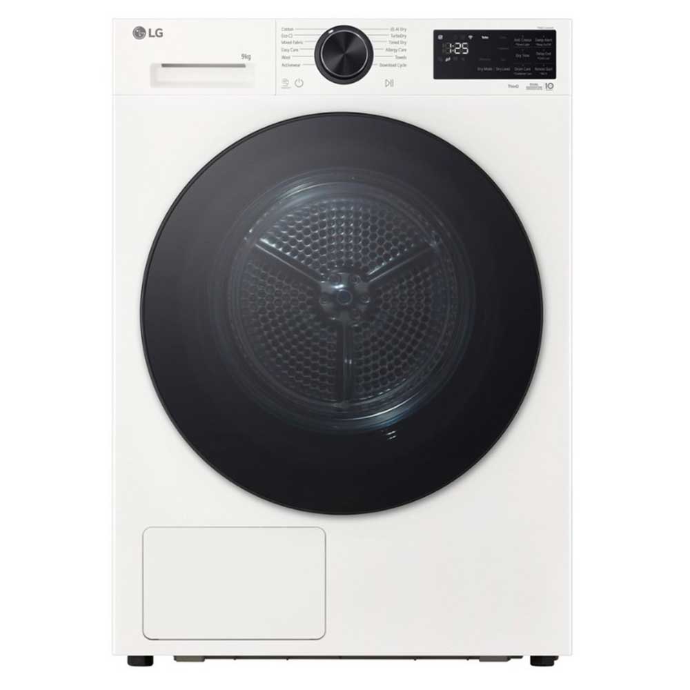 LG RHX5009TWB Heat Pump Tumble Dryer 9kg Load - White