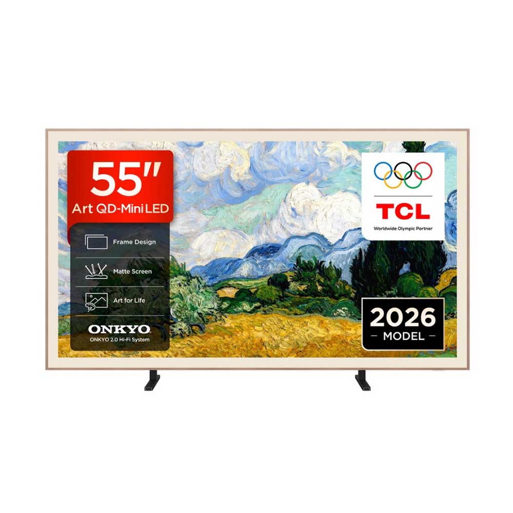 TCL 55A400 PRO-UK (2026) 55 inch 4K Ultra HD QD-MINI LED AI Art TV
