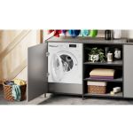 Bosch WKD28260GB Series 4 Integrated Washer Dryer, 8kg/5kg, 1400 Spin, White, E Rated