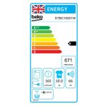Beko DTBC10001W 10kg Condenser Tumble Dryer with Sensor Programmes - White